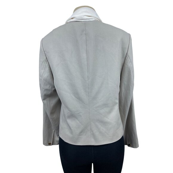 Calvin Klein Women’s Grey Blazer Jacket Sz 14W - Picture 4 of 7
